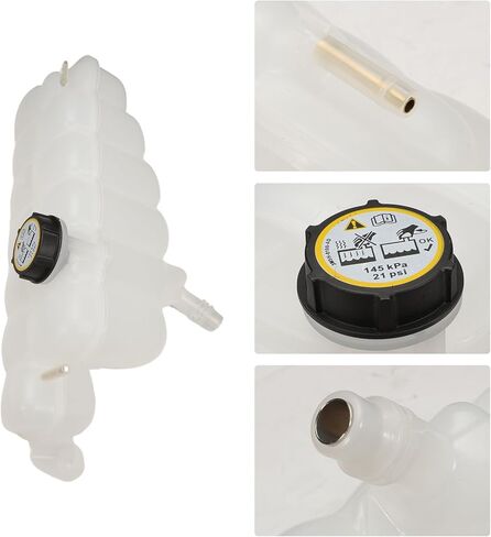 خزان خزان سائل تبريد المحرك الأمامي FL3Z-8A080-A مع غطاء متوافق مع 2018 - 2021 إكسبيديشن 2015 - 2021 F-150 2018 - 2021 ملاح، يستبدل 603-318، FL3Z8A080A in Kuwait