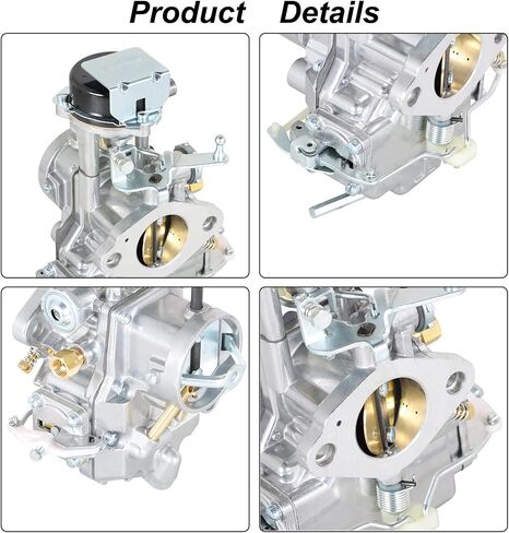 Autolite 1100 Carburator Carb مع حشيات بديلة لـ 1963-1969 Mustang Fairlane Falcon Comet Mercury 6 Cylinder 170/200 Cid Engines - خنق تلقائي in Saudi Arabia