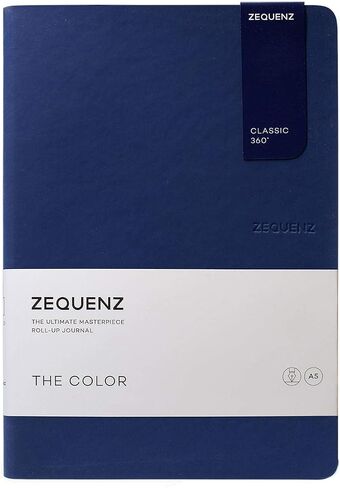 Zequenz Classic 360 The Color Series, Size: Large, Color: Apricot, Paper: Dot, Soft cover Notebook, Soft Bound Journal, 5.83"W x 8.19" H x .47", 100 sheets / 200 pages, Dot Matrix Pattern Premium Paper in Saudi Arabia