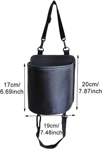 Pilarmuture Car Seat Side Organizer Bag,Waterproof Liner Car Seat Hanging Storage Bag,Multifunctional Car Side Pocket Organizer for Phones,Wallet,Glasses,Water Bottles,Baby Essentials in Saudi Arabia