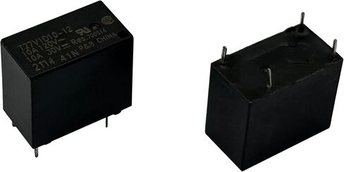 T77V1D10-12 (مجموعة من 2) 10 أمبير 12 فولت SPST 4 دبابيس للأغراض العامة in Kuwait