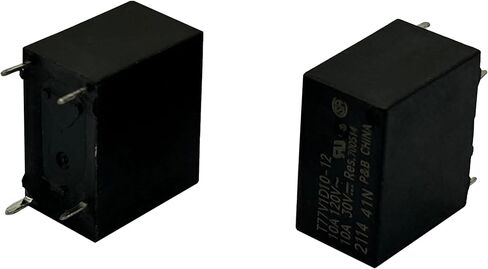 T77V1D10-12 (مجموعة من 2) 10 أمبير 12 فولت SPST 4 دبابيس للأغراض العامة in Kuwait