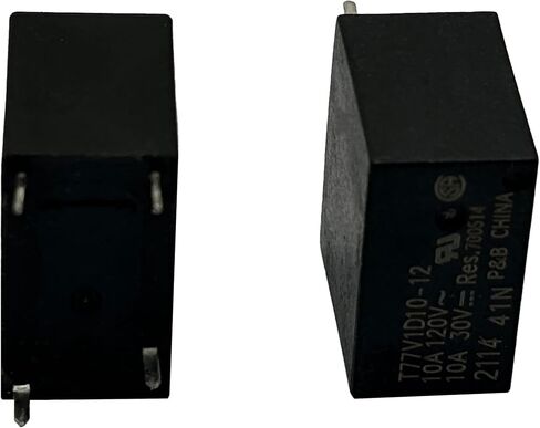 T77V1D10-12 (مجموعة من 2) 10 أمبير 12 فولت SPST 4 دبابيس للأغراض العامة in Kuwait
