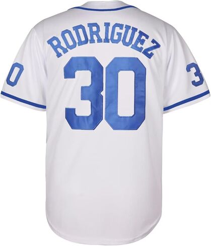 قميص بيسبول للرجال #30 مخيط The Sandlot Benny The Jet Rodriguez فيلم بيسبول جيرسي زي رياضي in Kuwait