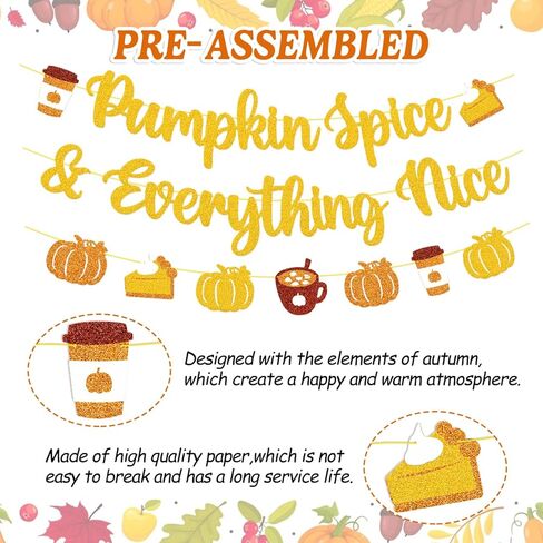 توابل اليقطين وكل شيء لطيف، لافتة خريف خريف، قرع الشكر، موضوع لوحة الإعلانات، ديكورات لوحة الخريف السعيدة، ديكور الفصل الدراسي لحصاد الخريف، لوازم حفلات عيد الشكر in Kuwait