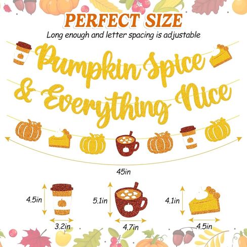 توابل اليقطين وكل شيء لطيف، لافتة خريف خريف، قرع الشكر، موضوع لوحة الإعلانات، ديكورات لوحة الخريف السعيدة، ديكور الفصل الدراسي لحصاد الخريف، لوازم حفلات عيد الشكر in Kuwait