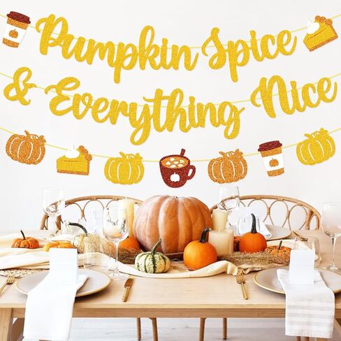 توابل اليقطين وكل شيء لطيف، لافتة خريف خريف، قرع الشكر، موضوع لوحة الإعلانات، ديكورات لوحة الخريف السعيدة، ديكور الفصل الدراسي لحصاد الخريف، لوازم حفلات عيد الشكر in Kuwait