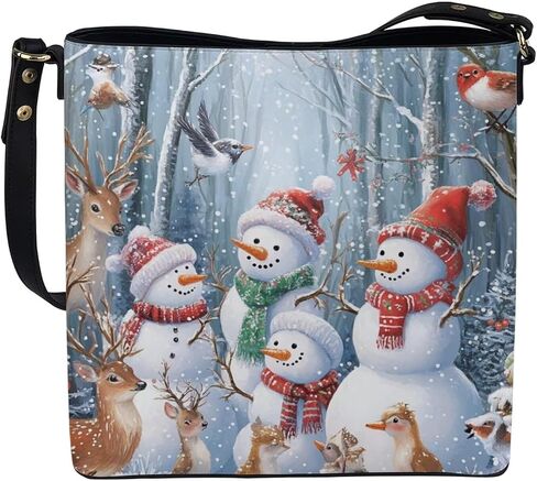 HUGS IDEA Hoho Bag for Women Crossbody Purse Leather Handbags Laides Shoulder Bags in Kuwait