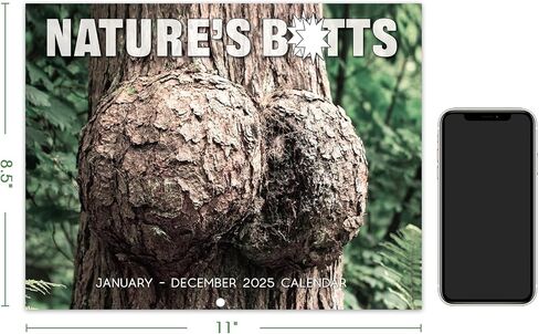 هدايا الكمامة - تقويم حائط 2025، بأعقاب طبيعة الفيلة البيضاء، تقويم 2025 بورق سميك، 8.5 بوصة × 11 بوصة، يناير 2025 - ديسمبر 2025، 12 مخطط تقويم شهري، تقويم حائط 2025، تقويم مضحك للعائلة والأصدقاء in Kuwait