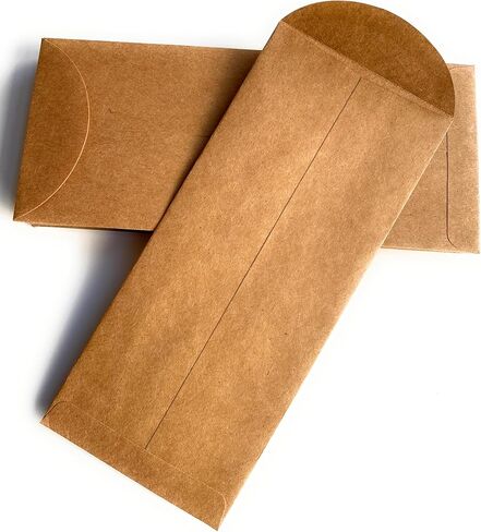 مظاريف بطاقات التهنئة من The Paper Studio، مقاس 8 7/8 × 3 7/8 بوصة، بني كرافت، 25/عبوة (122531) in Saudi Arabia
