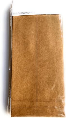 مظاريف بطاقات التهنئة من The Paper Studio، مقاس 8 7/8 × 3 7/8 بوصة، بني كرافت، 25/عبوة (122531) in Saudi Arabia