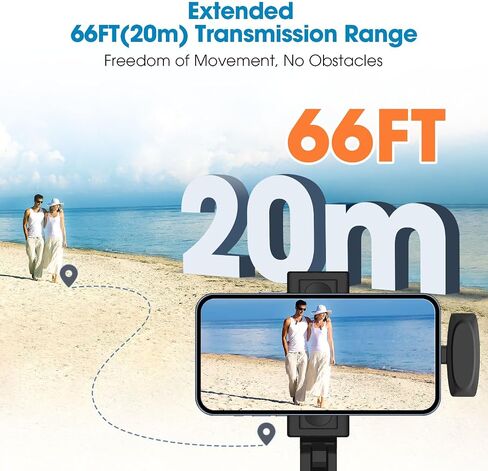 MAXTOP 3 in 1 Mini Microphone Wireless Lavalier Microphones for iPhone, Android and Camera- 2.4G Cordless Double Mics with Noise Reduction-Professional Video Recording Lav Mic for Interview, Vlog in Kuwait