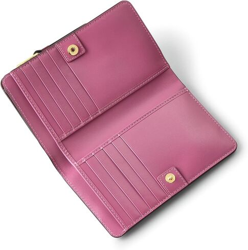 RADLEY London –Liverpool Lane Bloom Protect-Leather Medium Bifold Wallet - Multi-Card Holder with Zipper Pocket - Slim Wallet for Women (Merlot) in Saudi Arabia