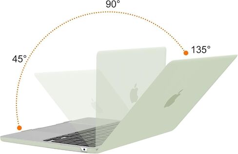 MOSISO Compatible with MacBook Air 13 inch Case 2024 2023 2022 M3 M2 A3113 A2681, Plastic Hard Shell&Keyboard Cover&Screen Protector&Coaster Compatible with MacBook Air 13.6 inch Case, Sage Green in Saudi Arabia