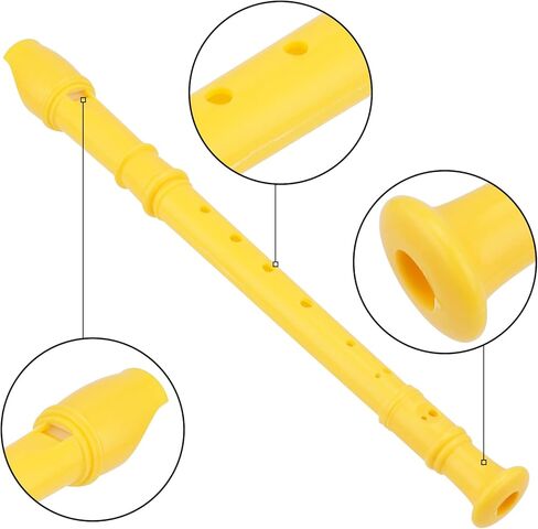MUKLEI 20 Pack Descant Soprano Recorder, 8 Hole Soprano Recorder Recorder Instrument with Cleaning Rod for Beginners, Blue in Saudi Arabia