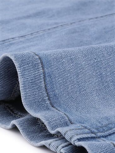 Allegra K Button Down Denim Dress for Women's Summer 2024 Sleeveless Sweetheart Neck Jeans Dresses in Saudi Arabia
