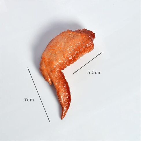 KIFEDSLJ Fried Chicken Leg Nuggets Wing Keychain Imitation Food French Fries Keyring for Handbag Purse Car Accessories in Saudi Arabia