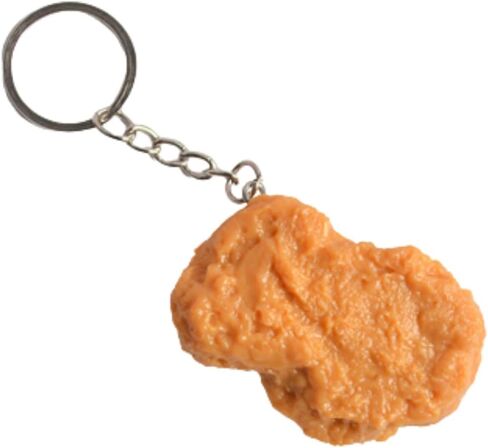 KIFEDSLJ Fried Chicken Leg Nuggets Wing Keychain Imitation Food French Fries Keyring for Handbag Purse Car Accessories in Saudi Arabia