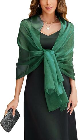 FINIZO Shawls and Wraps for Evening Dresses Women Soft Shimmer Scarf Wedding Guest Shawl Wrap in Saudi Arabia