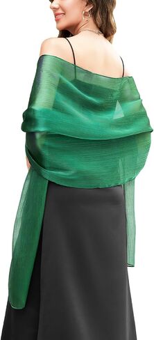FINIZO Shawls and Wraps for Evening Dresses Women Soft Shimmer Scarf Wedding Guest Shawl Wrap in Saudi Arabia