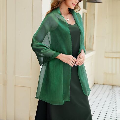 FINIZO Shawls and Wraps for Evening Dresses Women Soft Shimmer Scarf Wedding Guest Shawl Wrap in Saudi Arabia