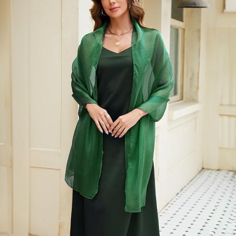 FINIZO Shawls and Wraps for Evening Dresses Women Soft Shimmer Scarf Wedding Guest Shawl Wrap in Saudi Arabia