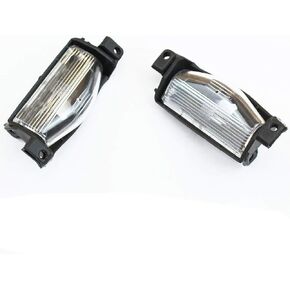 LARBLL (Pack of 2 License Plate Lamp Light Shell Cover for Mazda 2 3 M2 M3 2011-2013 BS1E-51-274E BS1E-51-274F