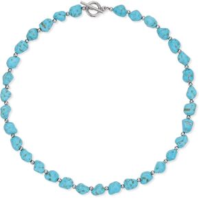 GAVU Turquoise Necklace for Women, Women’s Crystal Necklace Choker Necklace, Chunky Necklace for Women