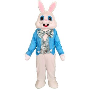 Easter Rabbit With Vest Cute Plush Mascot Costume Party Dress