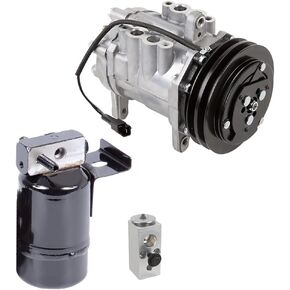 AC Compressor w/A/C Drier & Orifice Tube For Dodge Ram Pickup & Ramcharger 1988 1989 1990 1991 w/Gas Engine - BuyAutoParts 60-81977RS New