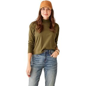 Carve Designs Women's Bray Mockneck Top