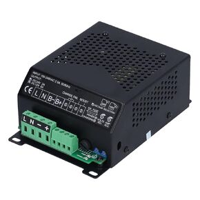 12V 24V AC100‑240V LBC2403‑1206B Genset Battery Charger, Generator Battery Charger Automatic Floating Intelligent Device