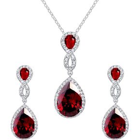 EVER FAITH Wedding 8-Shape Zircon Jewelry Set Austrian Crystal