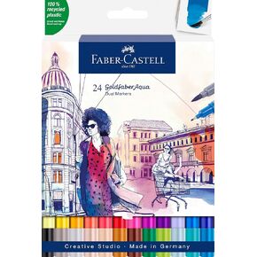 Faber-Castell Goldfaber Aqua Dual Marker - Wallet of 24