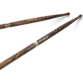 ProMark Drum Sticks - Rebound 5A Drumsticks - FireGrain For Playing Harder, Longer - No Excess Vibration - Lacquer Finish, Acorn Tip, Hickory Wood - Drum Sticks Set - Buy 3 Pairs Get 1 Free
