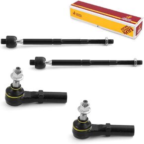 Metrix Premium Chassis Parts - 4 PC Inner & Outer Tie Rod End Kit Fits 08-10 Dodge Challenger, 07-10 Charger RWD, 06 Charger, 05-08 Magnum RWD, 05-10 Chrysler 300 RWD, EV80702, ES3571, Made in Europe