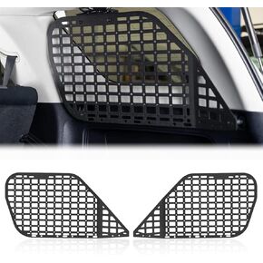 STXDAUTO Rear Window Molle Panel Modular Storage Panel System Fits for 2010-2024 4Runner Panel Interior Cargo Rack Installed On Both Sides Trunk Window Rear Cargo Luggage Storage Carrier