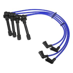 ACROPIX Car Spark Plug Coil Wires Ignition Coil Harness Cable 7mm Fit for Honda Civic 1992-2000 Civic Del Sol 1993-1995 1.5L 1.6L No.32722P2FA01 - Pack of 4