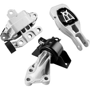 JDMON 3Pcs Engine Motor & Transmission Mount Kit Replacement for Chevy Sonic 1.8L 2013 2014 2015 2016 Compatible with A5595, A5596, A5597, 95133816, 95350019, 95474687, 95870474, 95493722