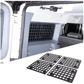 Rear Window Modular Shelf Shelf Interior Luggage Rack Compatible with Ineos Grenadier 2020-2024, Trunk Bag Rack Storage Panel Storage Rack Both Sides of Rear Door (with Suction Cup)