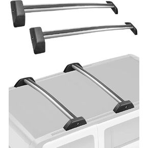 SCITOO Roof Rack Cross Bar for Hummer H3 2006 2007 2008 2009 2010 with Lock System Aluminum Alloy Roof Top Crossbar Rail Rock Rack Set, for Kayak/Bikes/Snowboard/Cargo Carrier, Black