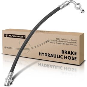 A-Premium Rear Driver Outer Brake Hydraulic Hose Compatible with Select Toyota Models - RAV4 2004-2005, with Rear Disc Brakes