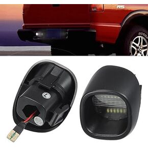 Leesoot 2 Pcs Error Free Xenon White LED License Plate Light Compatible with 98-05 Chevy Blazer S10 Pickup GMC Sonoma, 98-01 GMC Jimmy Oldmobile Bravada 15721389