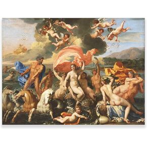 The Birth of Venus Wall Art - Nicolas Poussin Poster - Classicism Canvas Prints - Baroque Art Poster - World's Most Famous Paintings Series, Canvas Wall Art Home Decor -Unframed (12x16in/30x40cm)