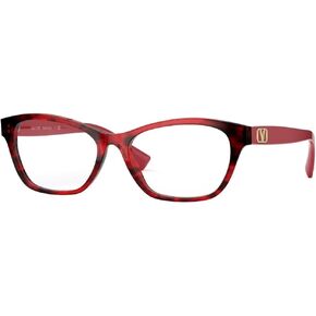Valentino VA3056-5020 Eyeglass Frame RED HAVANA w/DEMO LENS 54mm