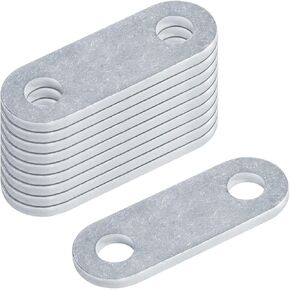 10 قطع 2-1/4 بوصة أشرطة تكبل أوراق المقطورة لربيع أوراق العين المزدوجة، عرض 1-1/4 بوصة، سمك 4.8 مم in Kuwait