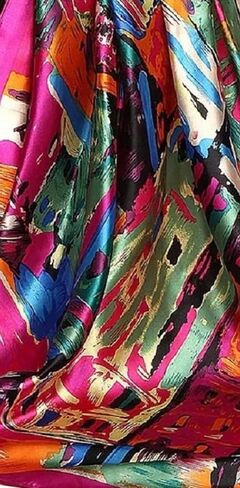 The Crafty Owl Beautiful, Elegant and Soft Paisley Retro Abstract Mandala Silk Feel Scarves/Scarfs/Shawls in Kuwait