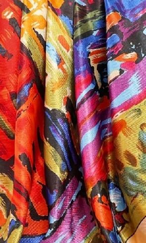 The Crafty Owl Beautiful, Elegant and Soft Paisley Retro Abstract Mandala Silk Feel Scarves/Scarfs/Shawls in Saudi Arabia