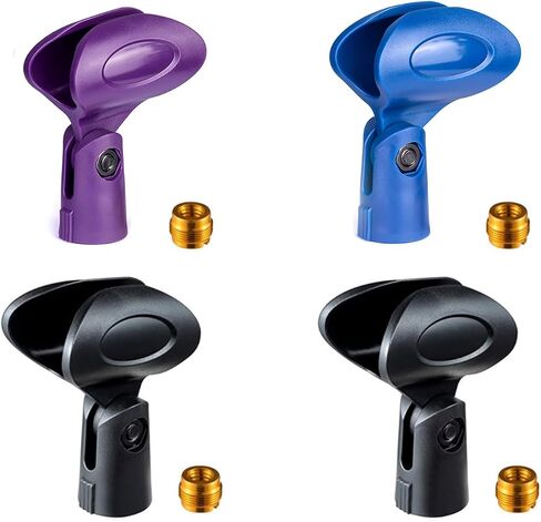 Rannsgeer Wired and Wireless Microphone Clip Holder (4 Pack) in Saudi Arabia