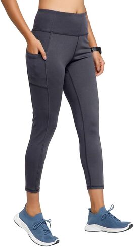 RIYU High Waisted Leggings for Women with Pockets | Workout and Yoga Leggings | Women's Athletic Leggings for Petite Sizes in Saudi Arabia